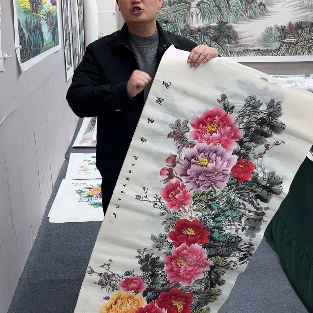 国画宣纸国画纯手绘