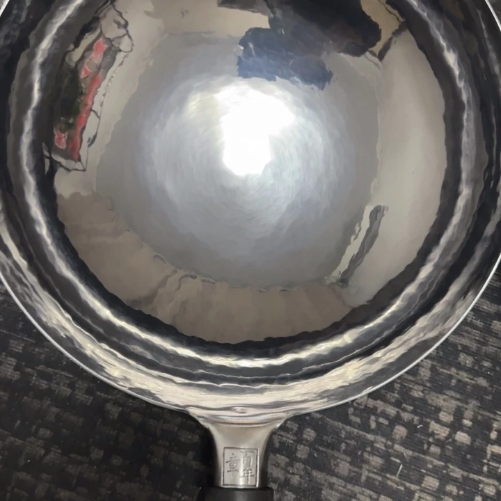 陶***号熟铁手工锻打铁锅32