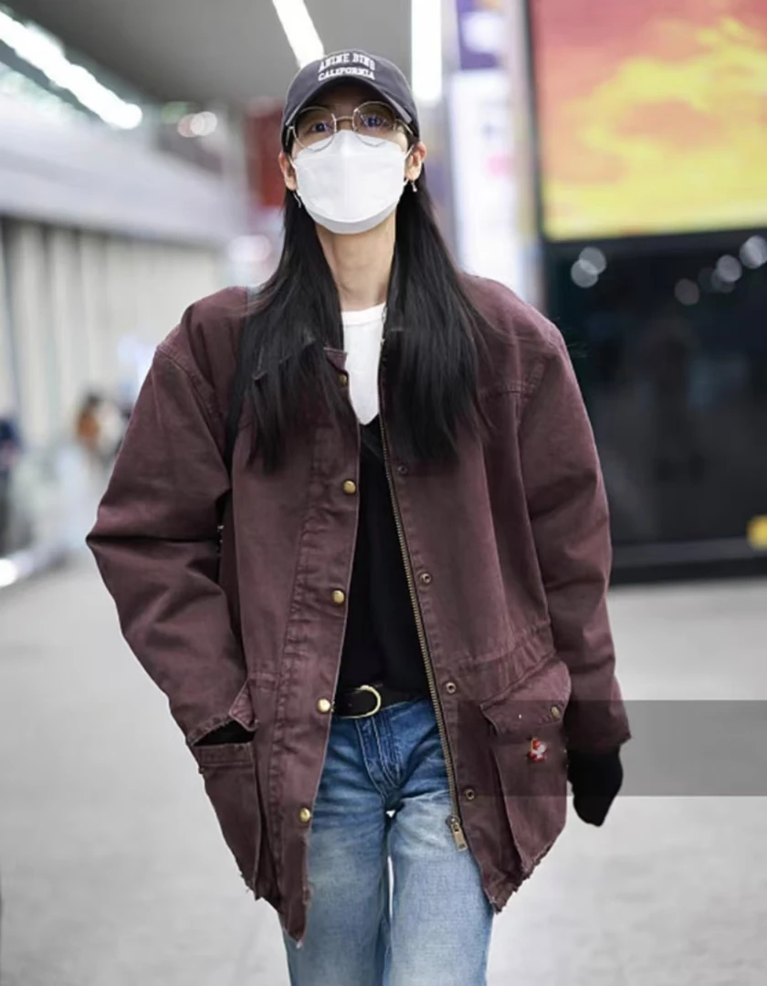 Y-051-100时尚休闲潮流百搭宽松显瘦复古韩版牛仔外套男女四季款