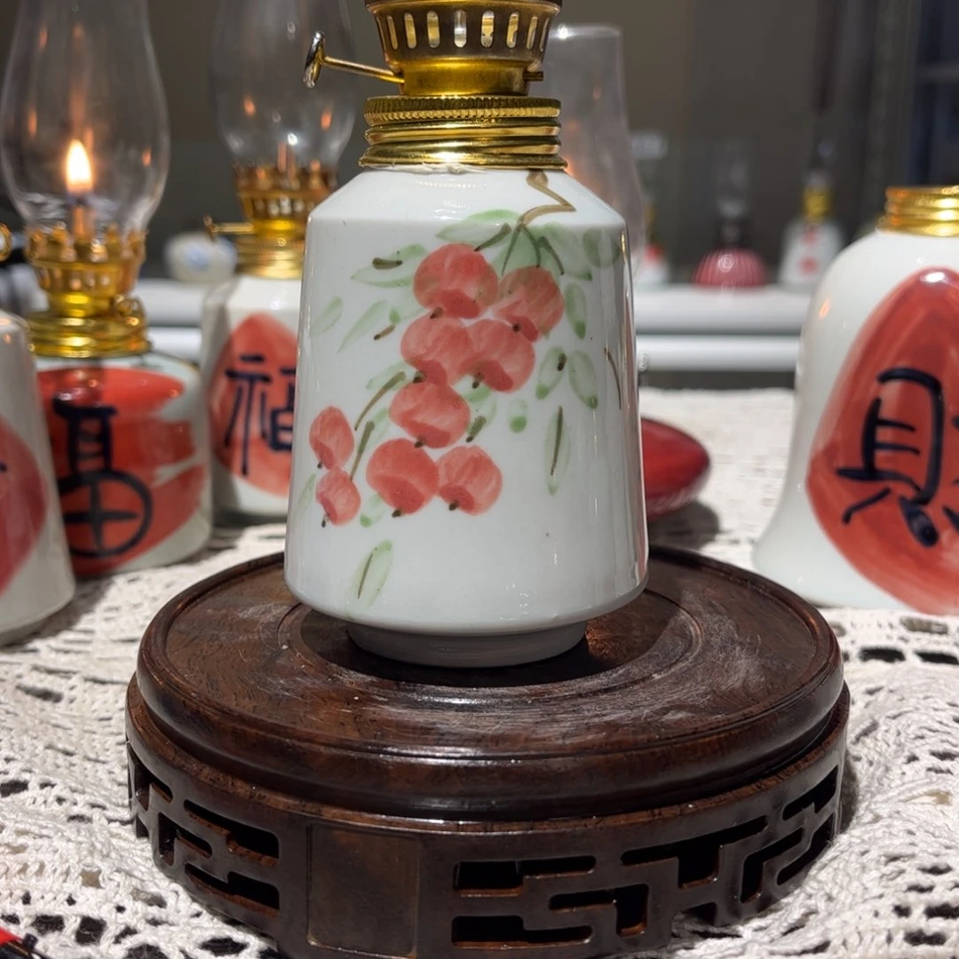 摆件景德镇陶瓷香薰灯