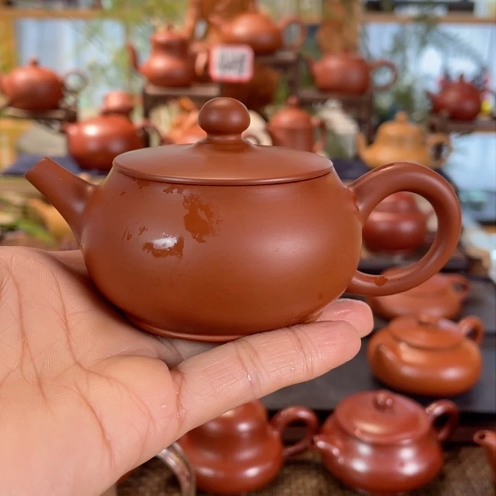 紫砂茶壶o**o潮州手工手拉壶