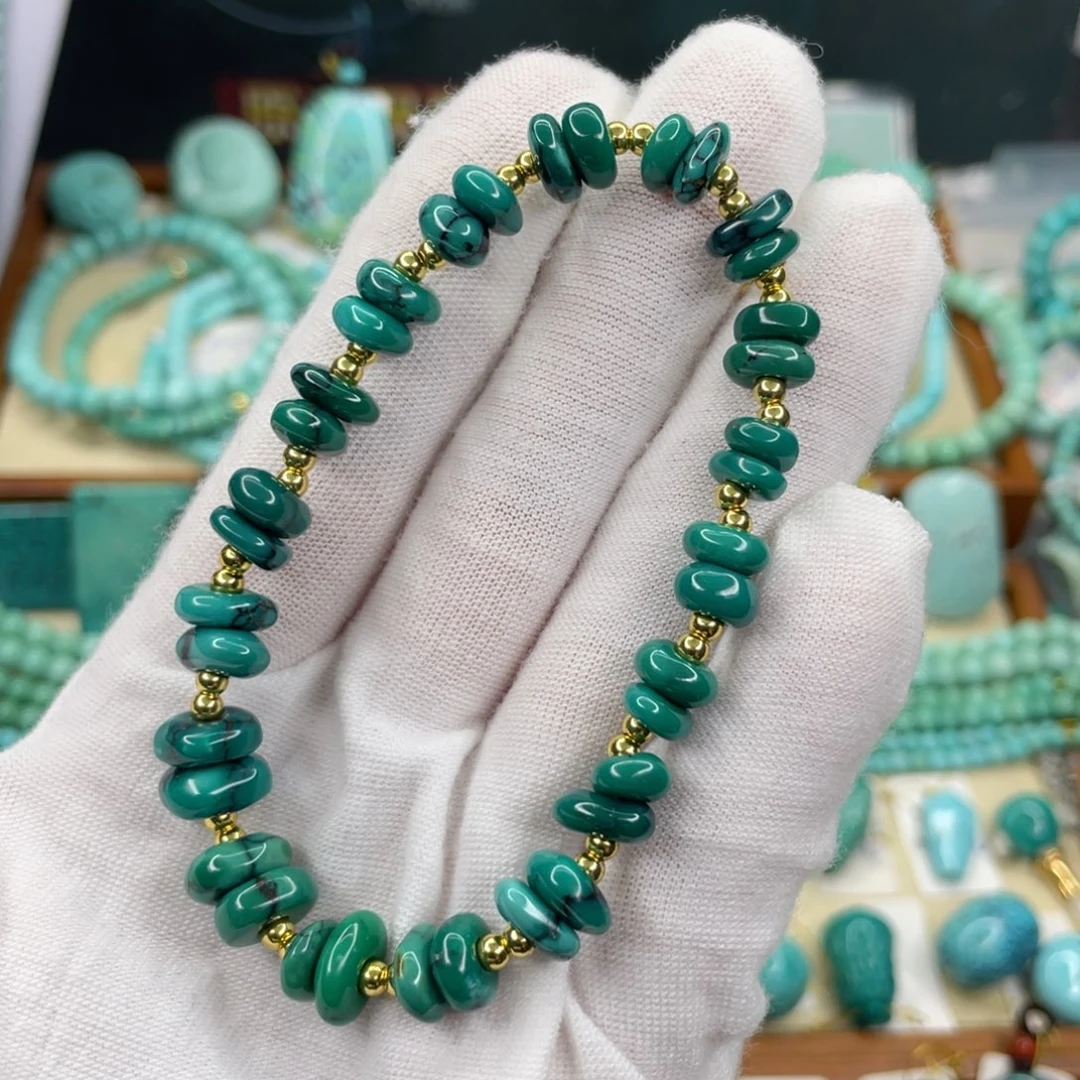 绿松石未镶嵌挂件