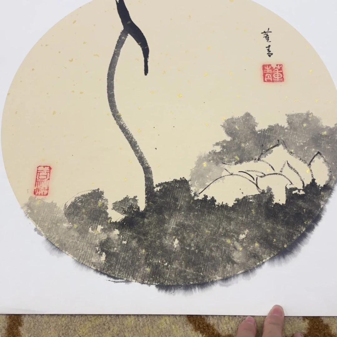 国画38-38卡纸作品艺