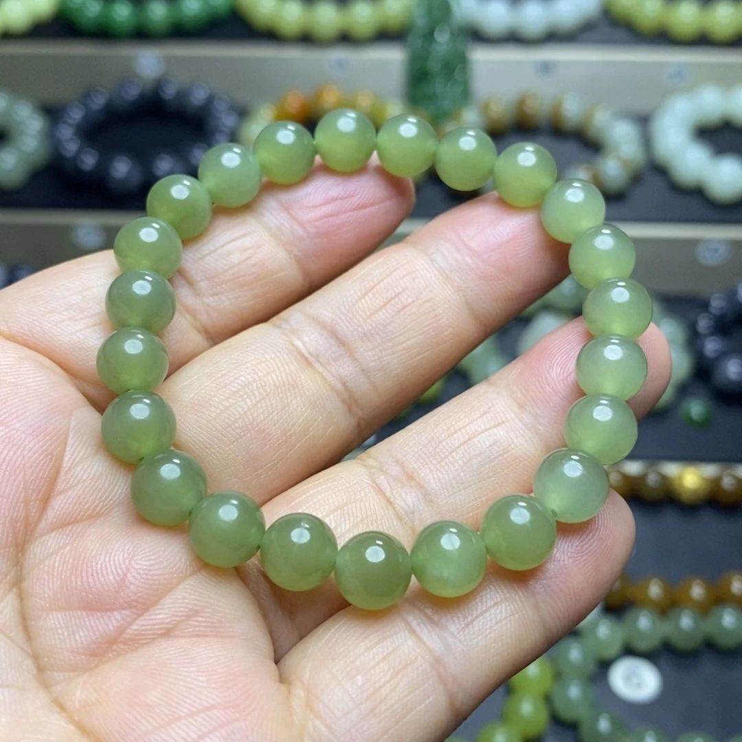 和田玉未镶嵌手串