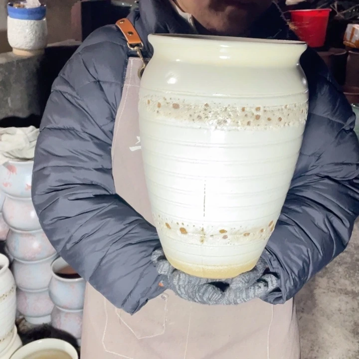 花盆紫砂口20高31瑕疵瑕疵