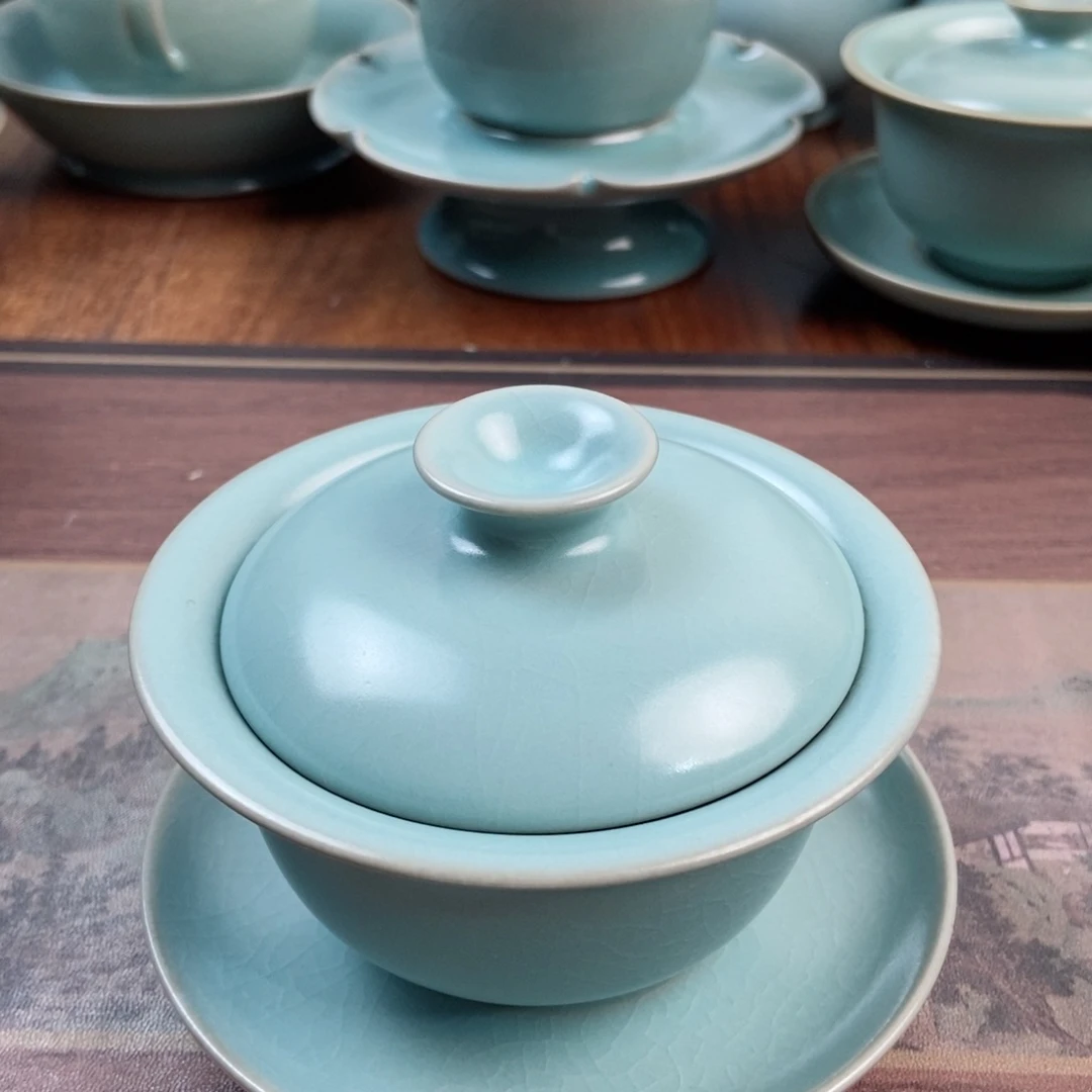 摆件原产地原矿汝瓷～茶器