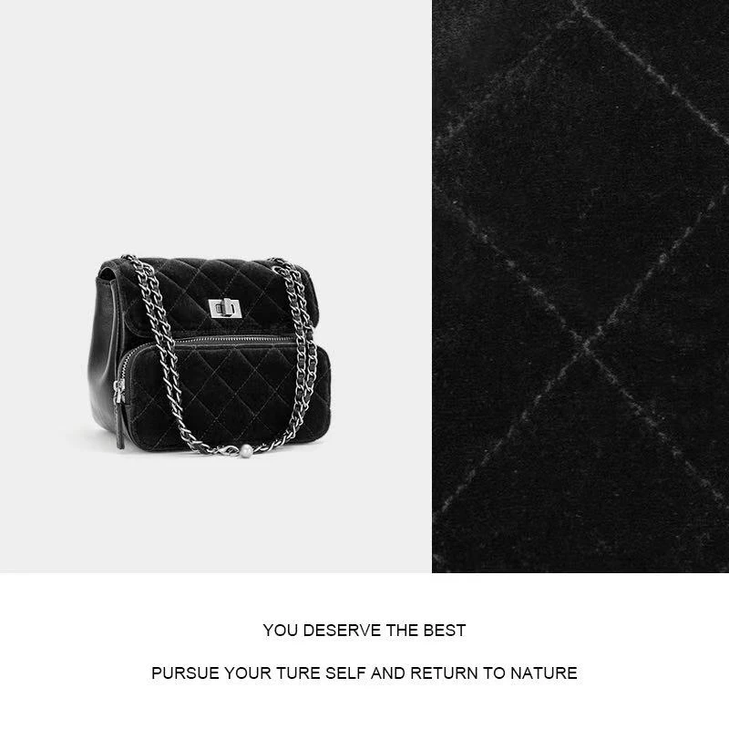 【尚恩CC】ZT-D8087-黑色-轻奢百搭腋下新款斜跨女包