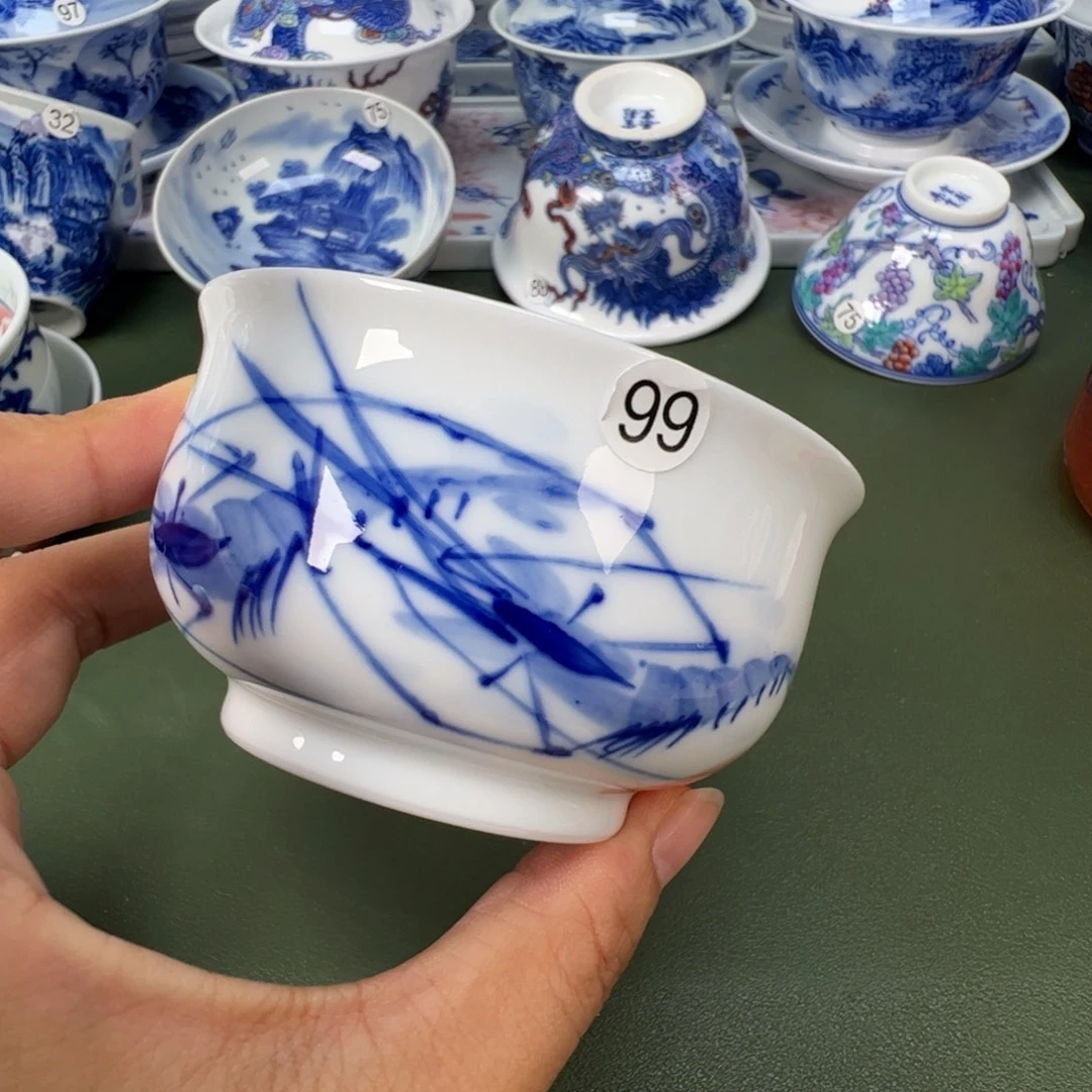 景德镇纯手工纯手绘茶具木木99