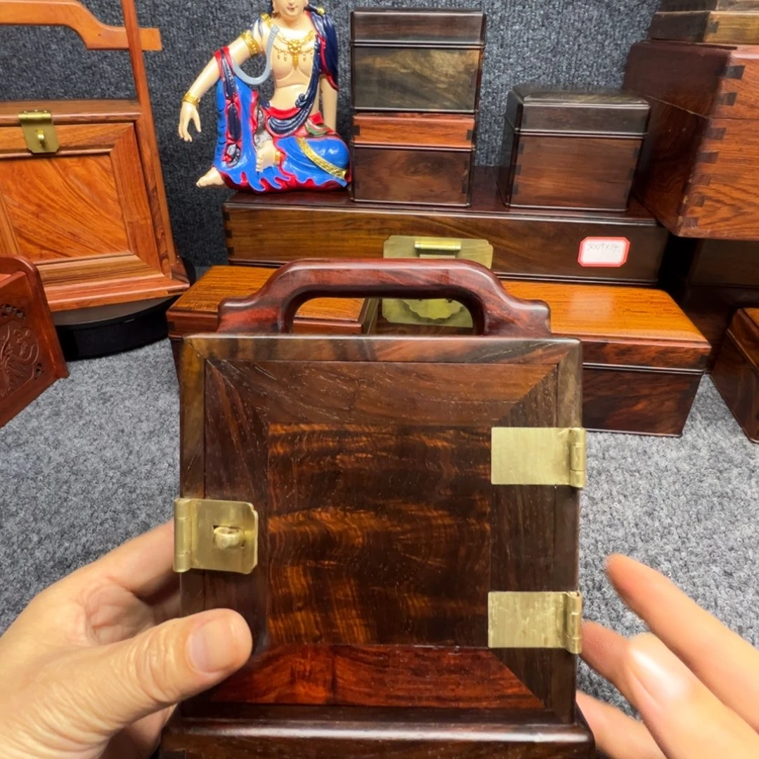 木老挝大红酸枝首饰盒