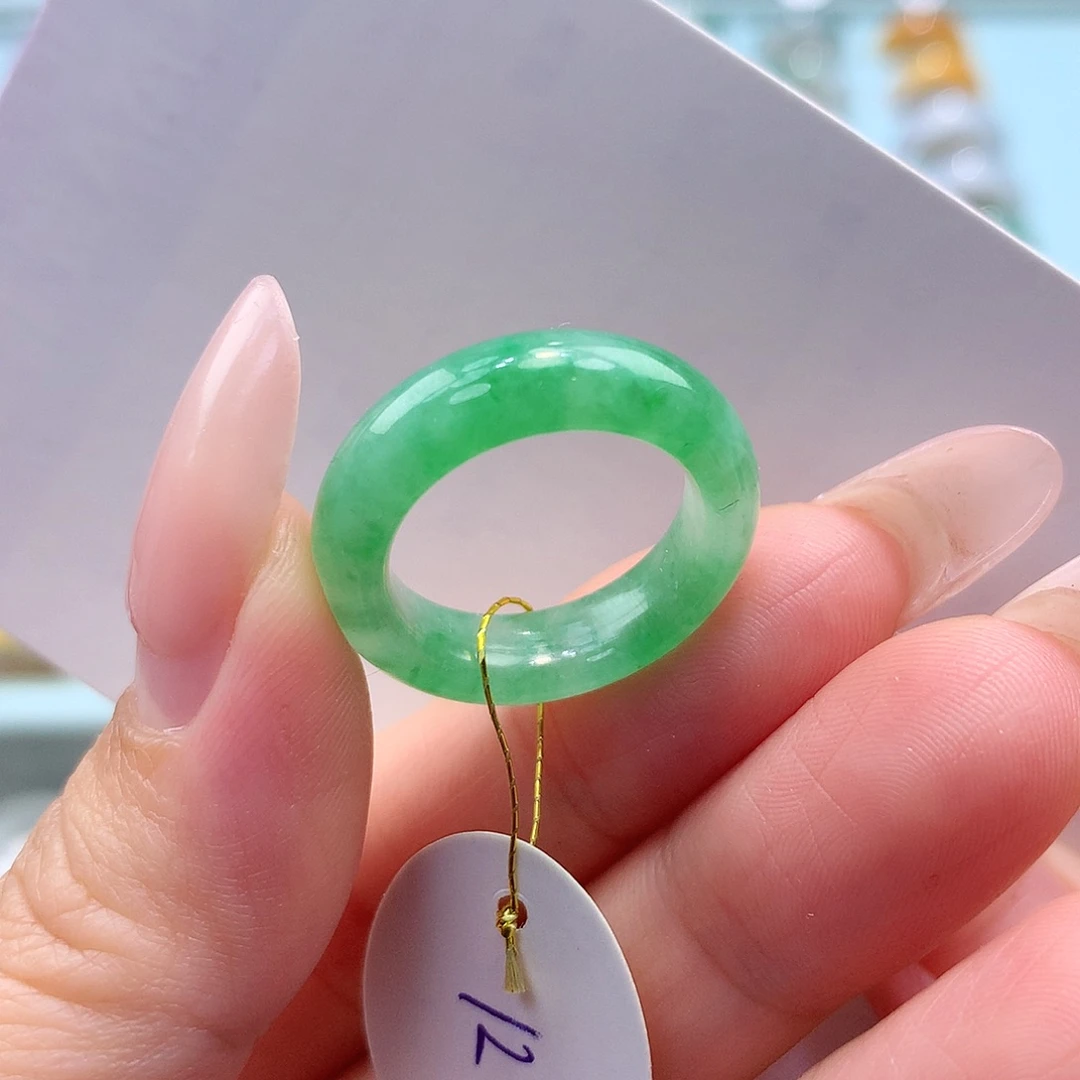 未镶嵌戒指翡翠12圈