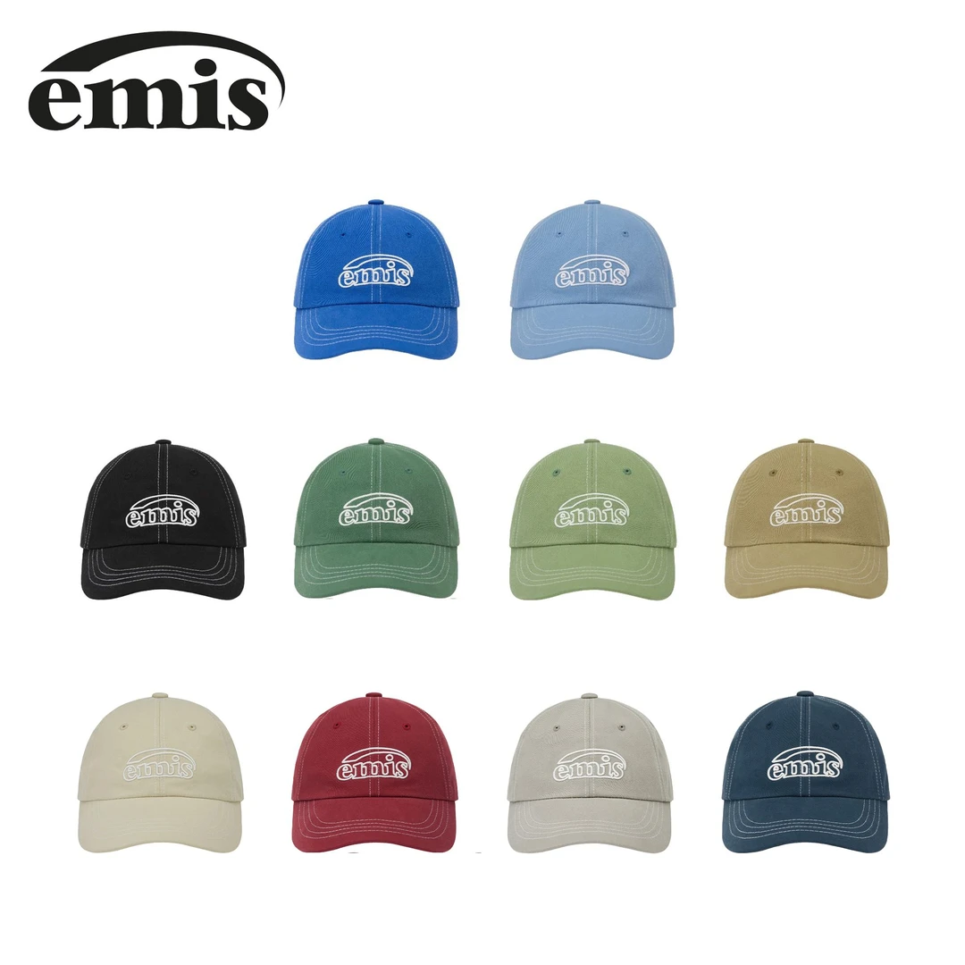 韩国emis帽子灿荣同款休闲鸭舌帽棒球帽防晒帽24新款帽子【梦一】