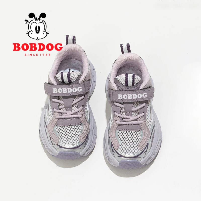 巴布豆儿童运动鞋2025新款百搭男孩老爹鞋学生软底透气舒适休闲鞋