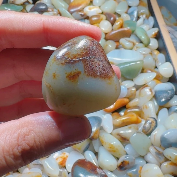 和田玉未镶嵌挂件24克