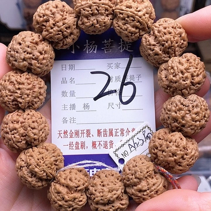 手串金刚菩提23扇面大梅花