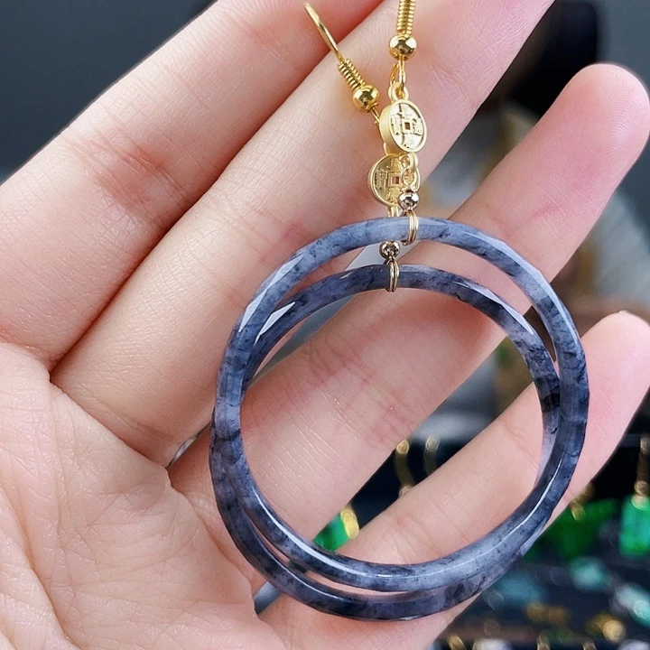 翡翠耳饰未镶嵌饰品