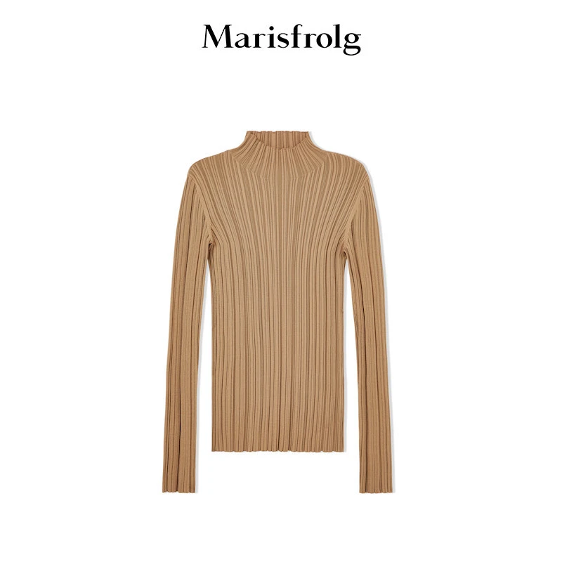 【达人专享】Marisfrolg/玛丝菲尔立领毛衣A1CX1830M上衣