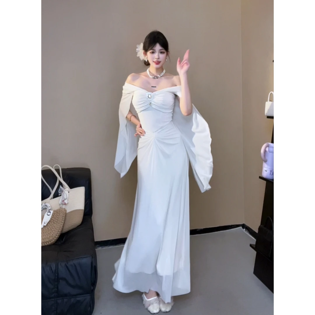 小莹日记【梦境雾纱】高级感法式温柔新款夏季气质连衣裙QXQHZ48890