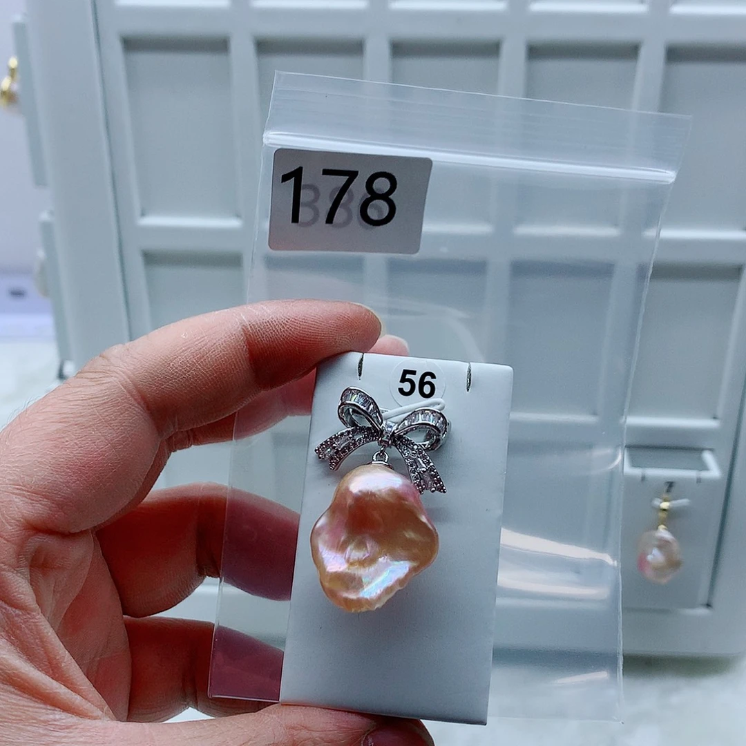 吊坠(不含链)淡水珍珠合金