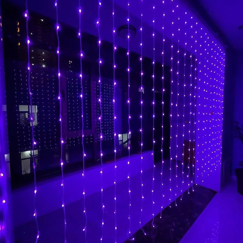 LED过年彩灯瀑布流水灯满天星网红房间改造装饰卧室酒吧浪漫布置
