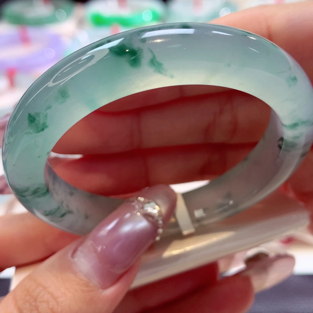 未镶嵌手镯翡翠正圈16号66