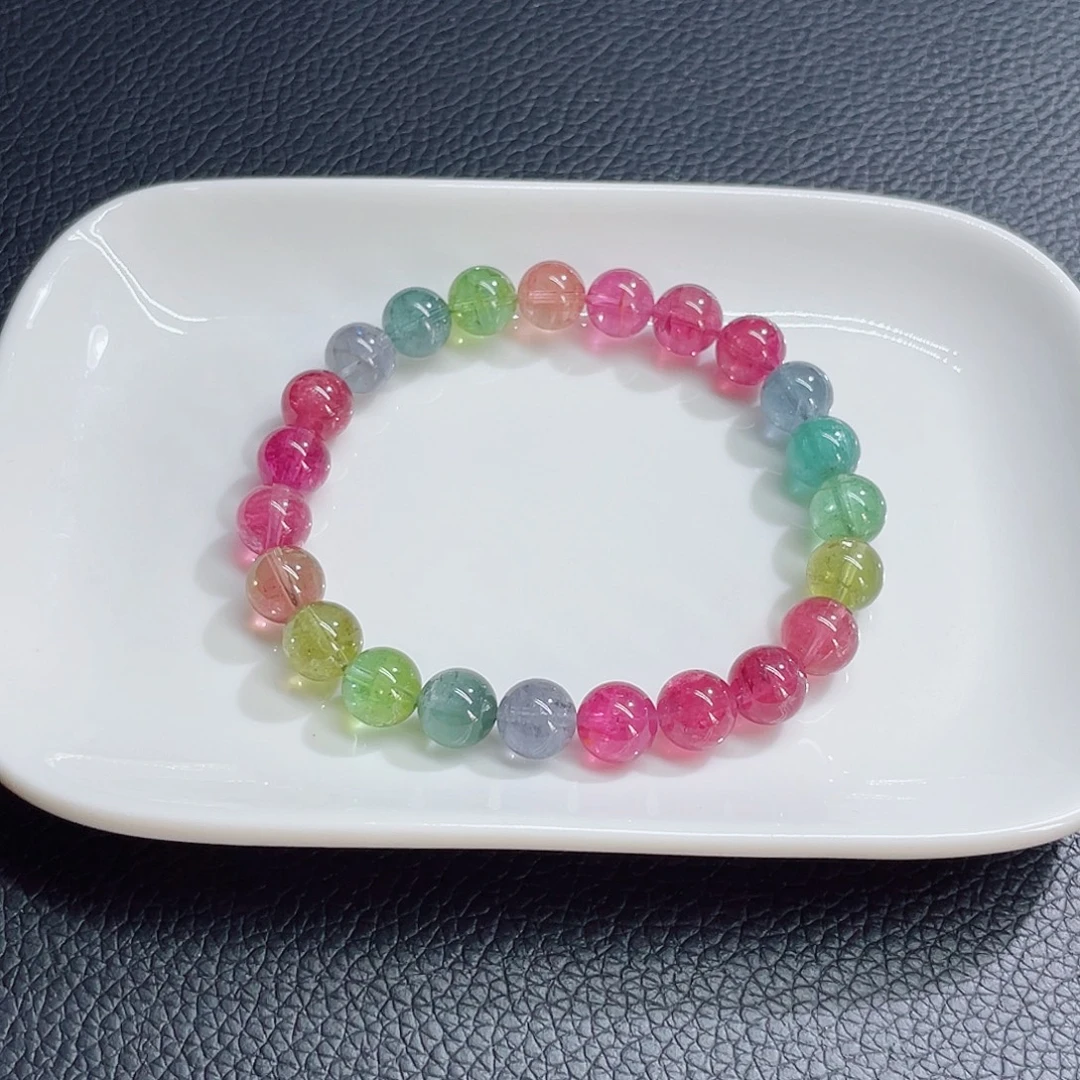 未镶嵌手链碧玺8.5mm左右