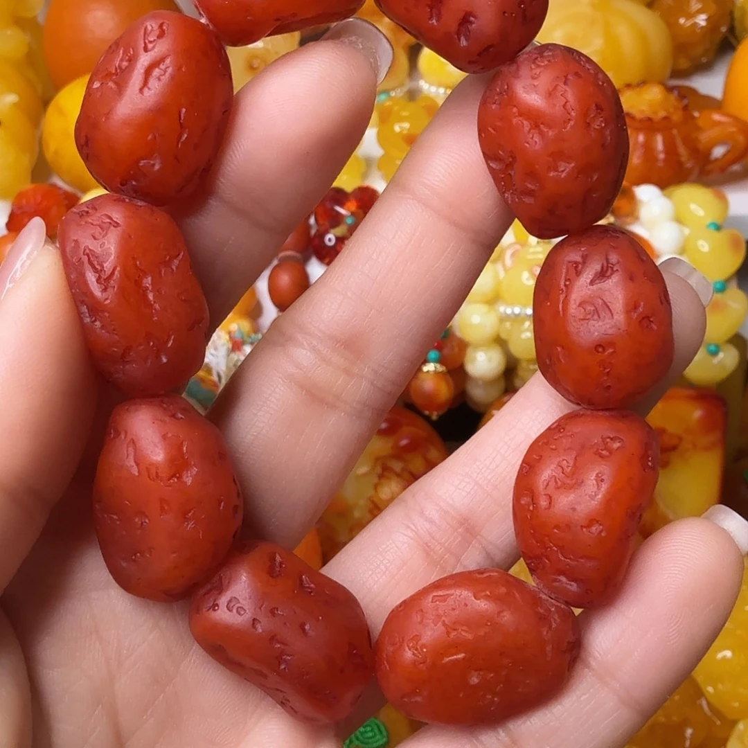 郭***姐非金属枣珠单颗单颗