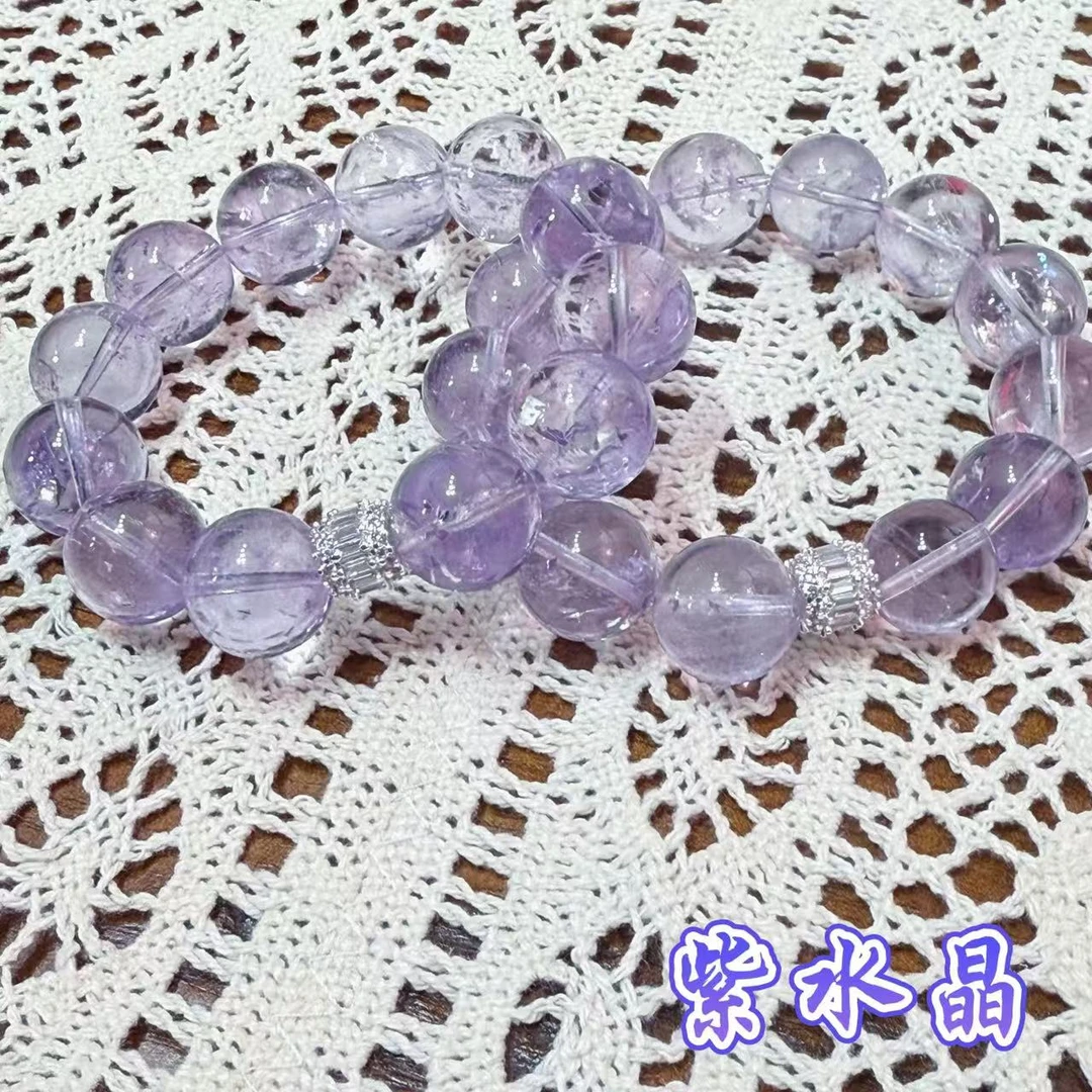 【十六珠宝】天然紫水晶15mm设计款SC293多样性发一