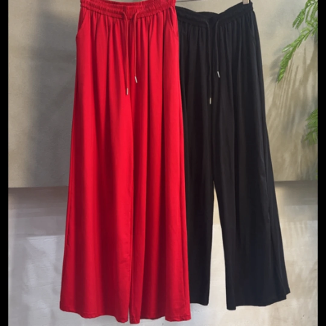 极简风小阔腿长裤百搭显瘦款17