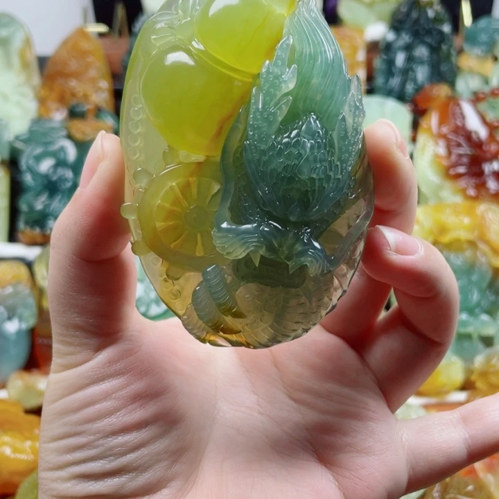 蛇纹石玉未镶嵌吊坠(不含链)