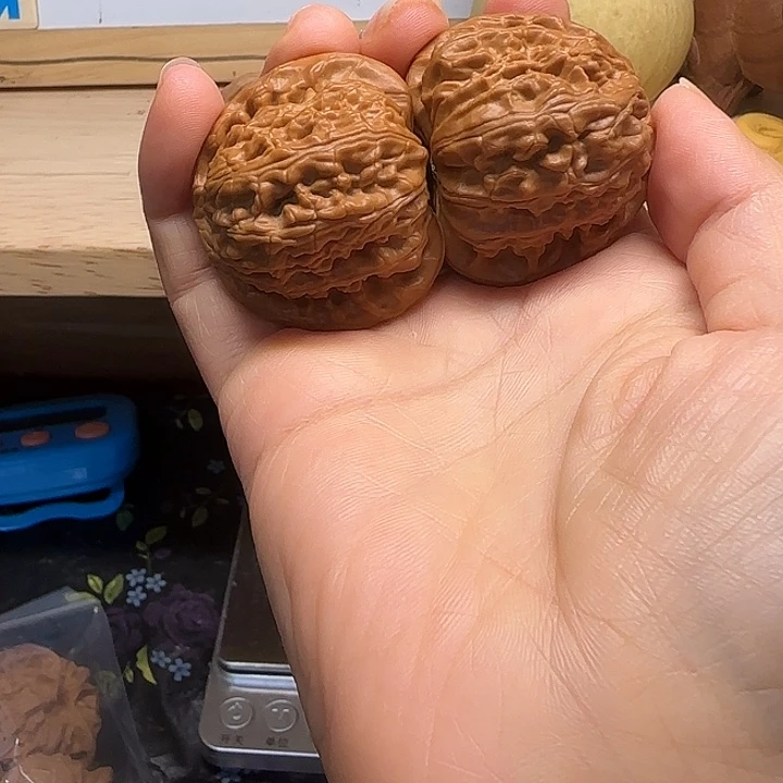 手串/手链核桃白狮子40小隐黄