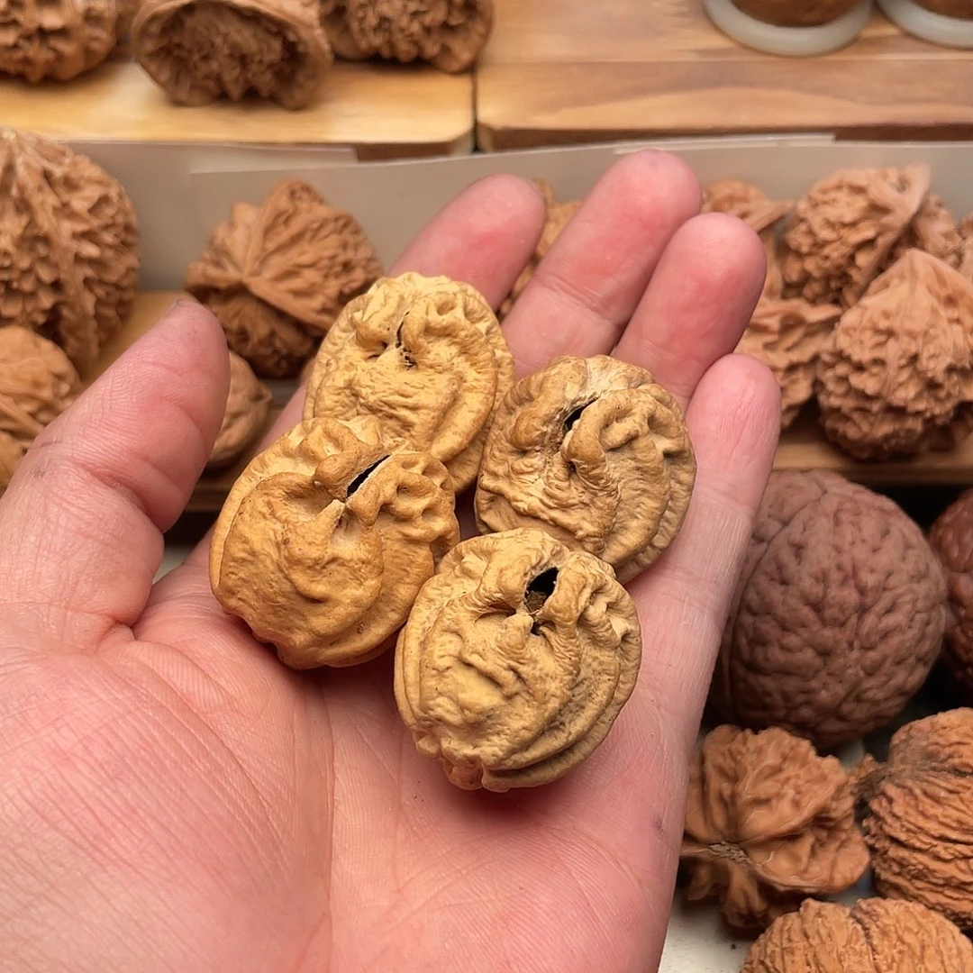 实***人吊坠文玩核桃鬼脸