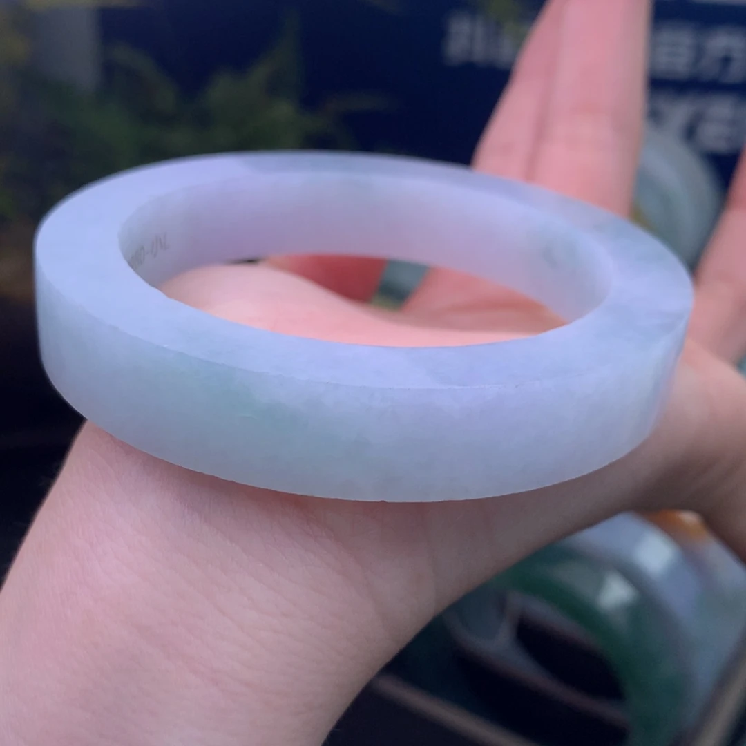 定制翡翠未镶嵌手镯定制不退不换