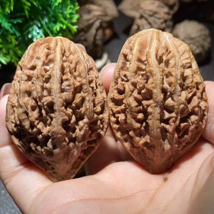 把件文玩核桃东北楸子小雪46