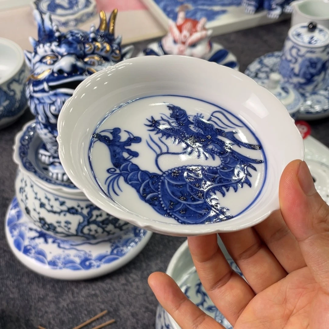 羊***来景德镇陶瓷手工手绘