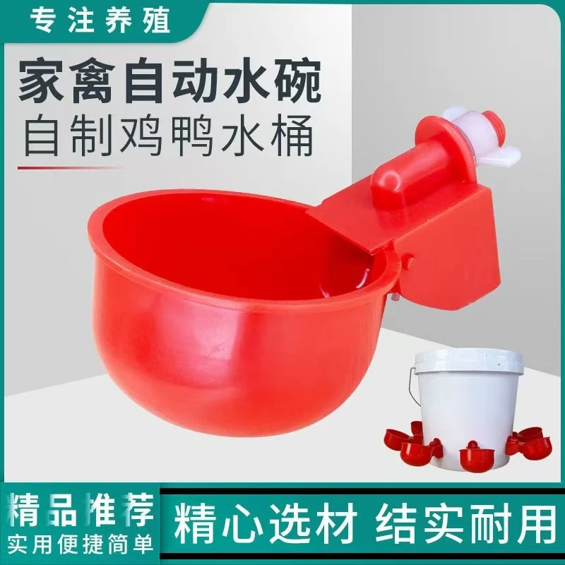 养鸡用自动饮水器鸡鸭鹅饮水碗鹌鹑家禽鸟鸽子喂水神器商品图