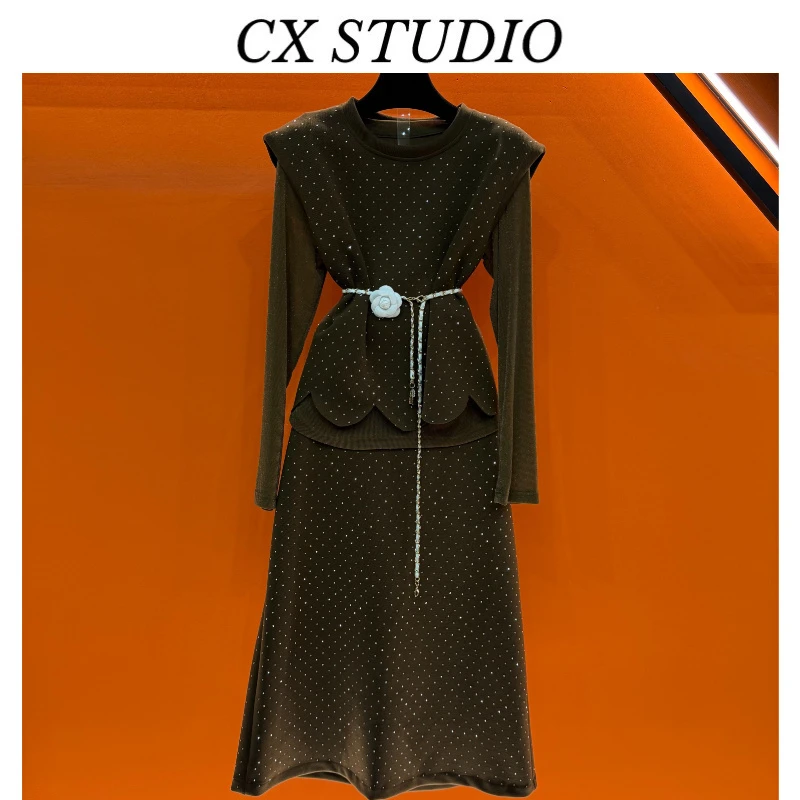 YC编码39 经典收腰轻奢时尚套装（定制女装）MY8807