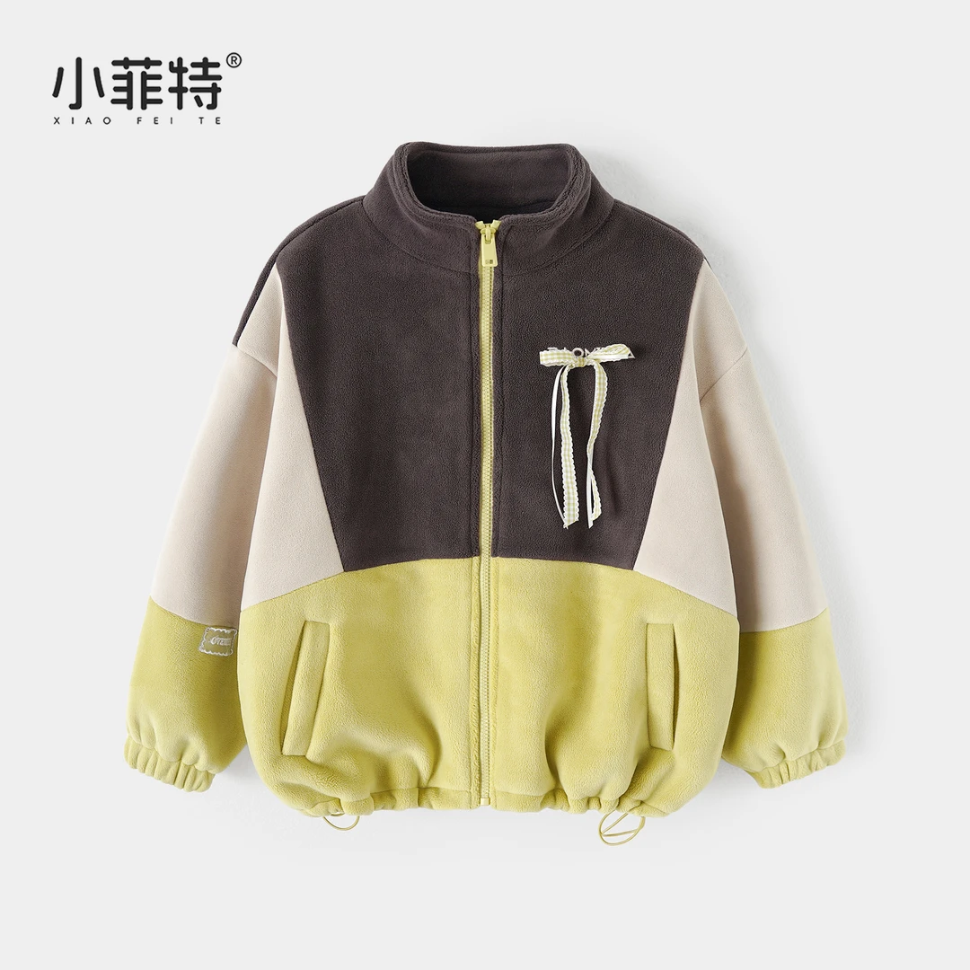 小菲特女童秋冬装新款加厚外套中大童休闲上衣儿童衣服BGYD56033