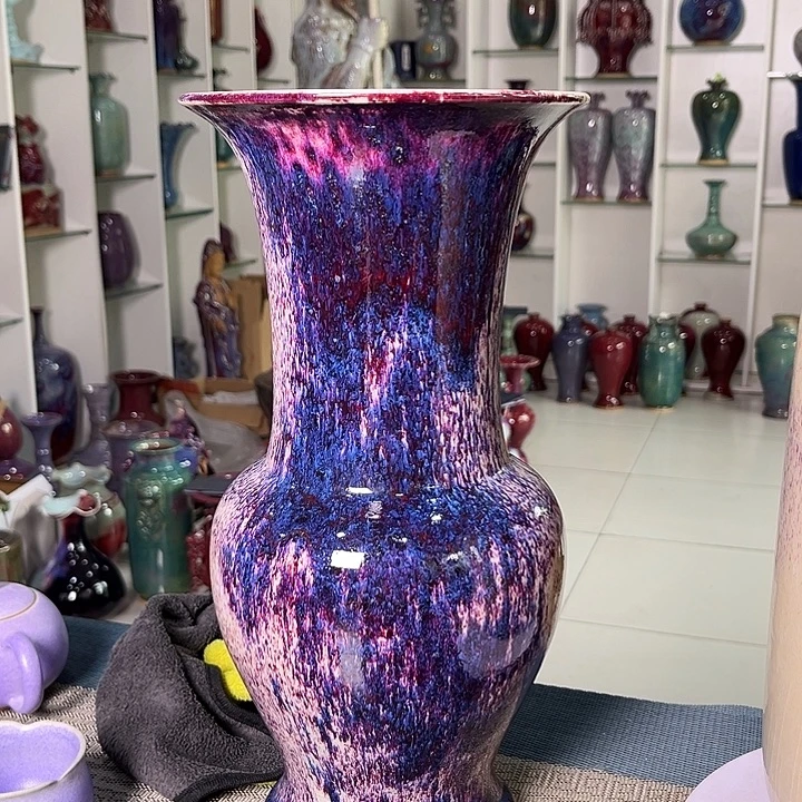 宁***！钧瓷瓶等系列产品的生产