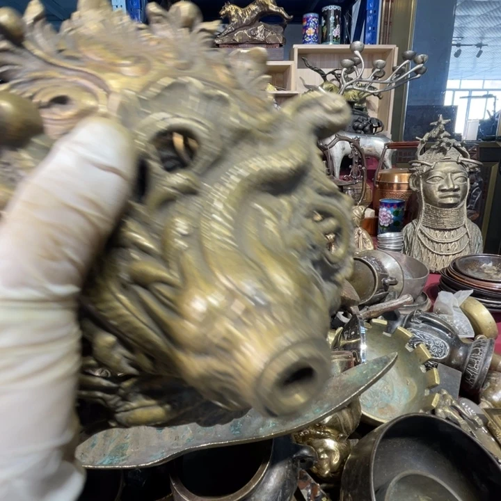 伊****包大阪回流铜器摆件150