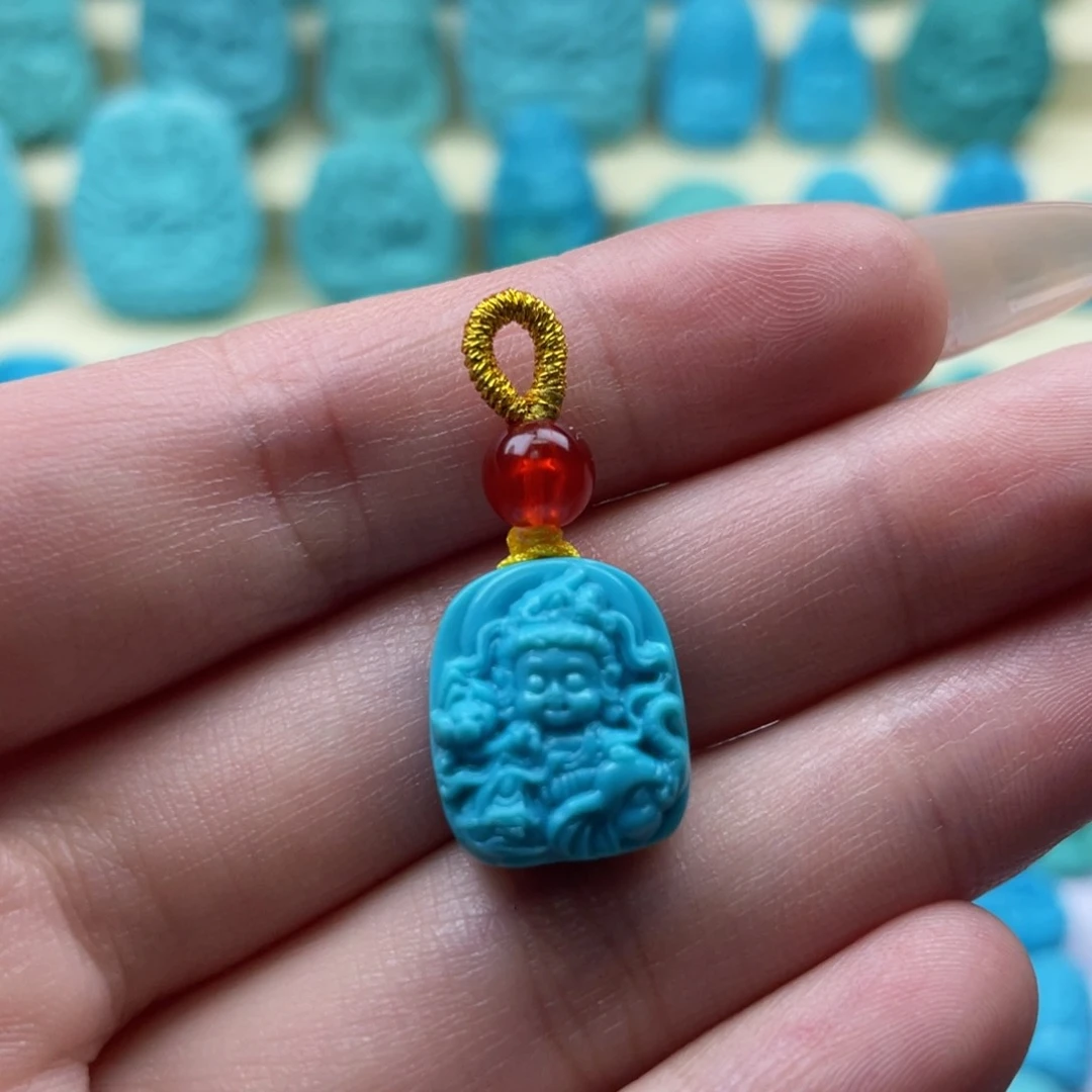 绿松石雕刻未镶嵌