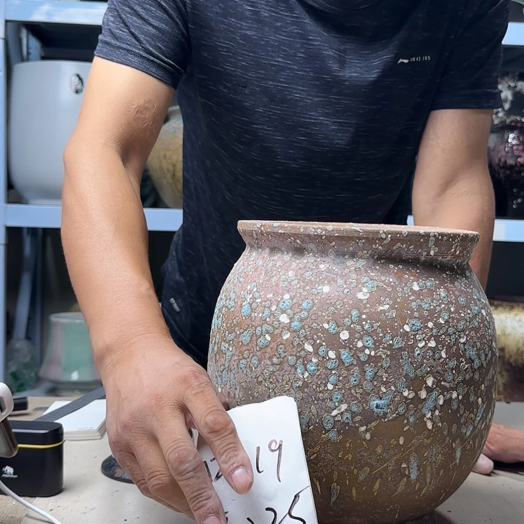 紫砂花盆尺寸19@25