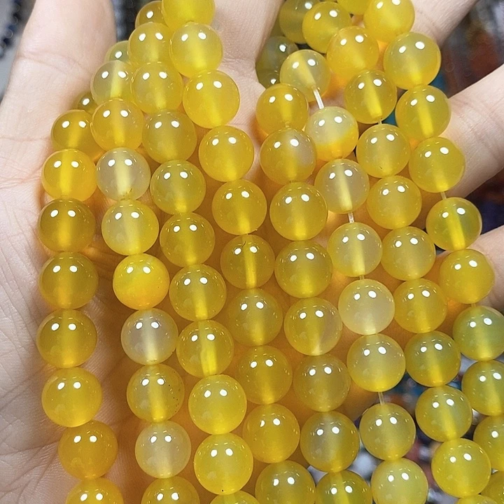 玛瑙/玉髓未镶嵌珠宝半成品玛瑙卡10mm