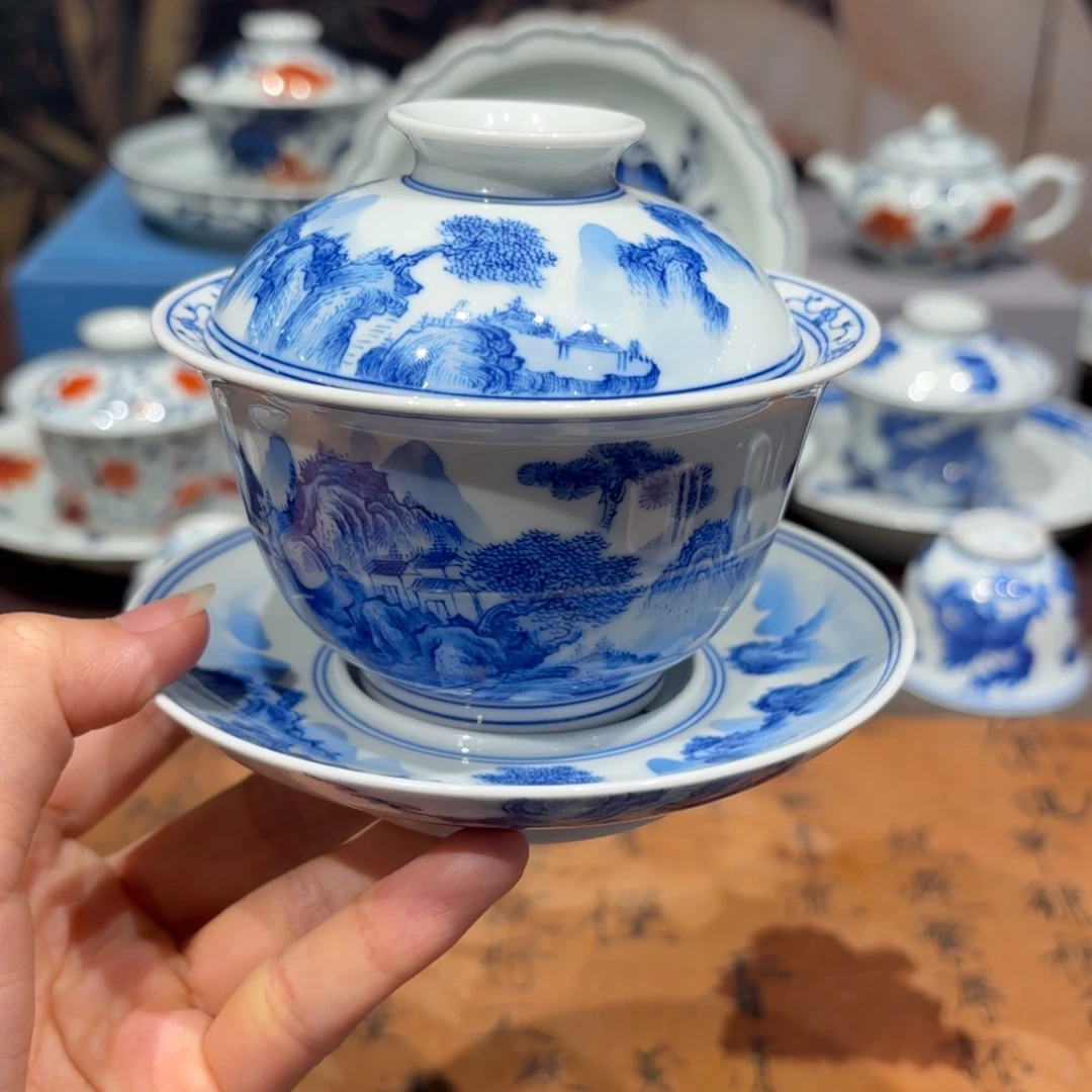 手工手绘陶瓷茶具