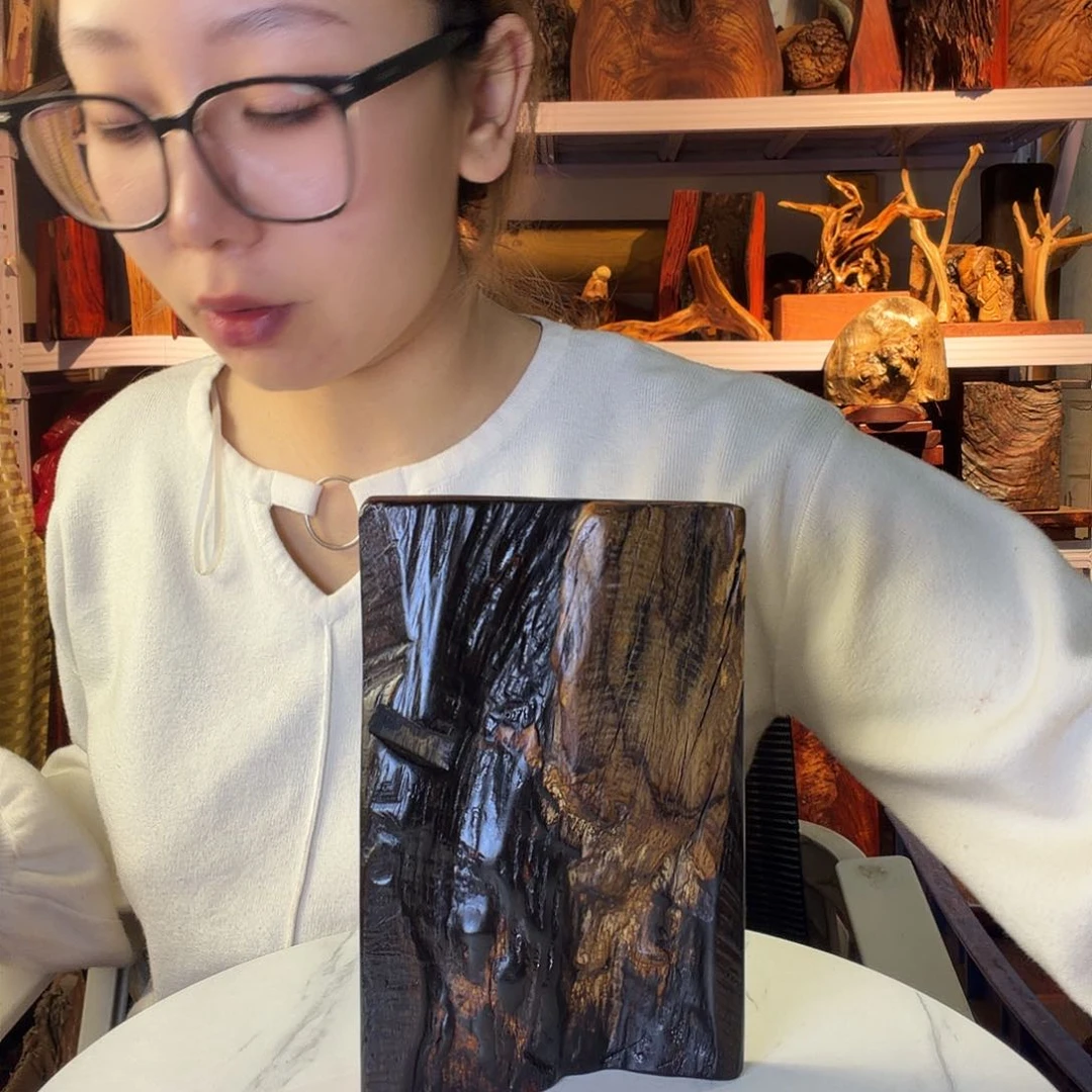 紫檀木类端景台?*木