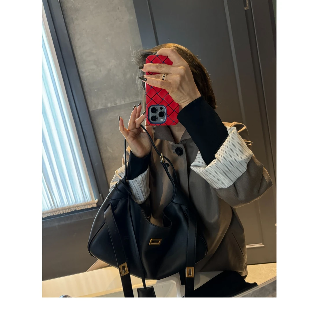 COCOLINDA | 头层牛皮单背斜背两用手提包B2657