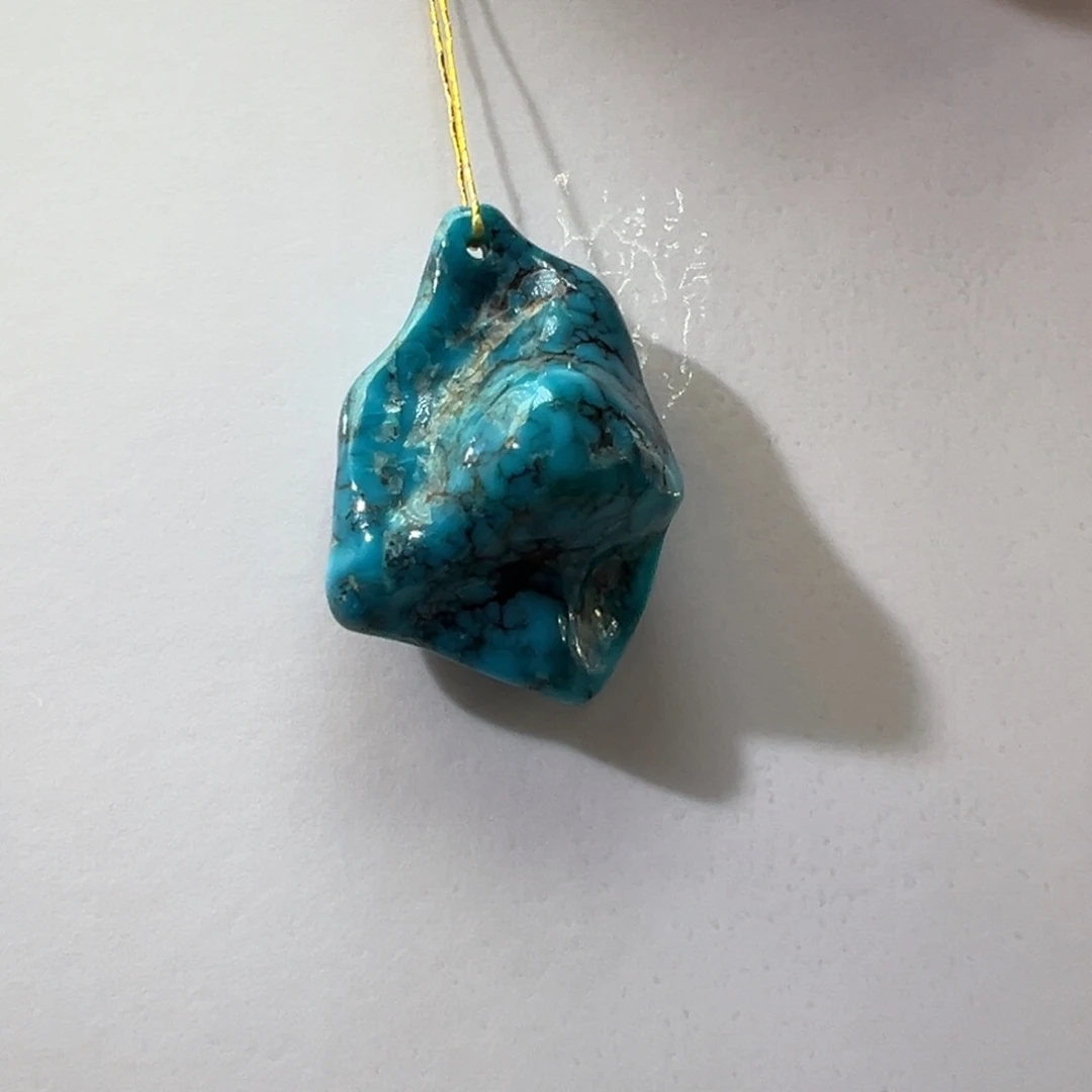 绿松石未镶嵌挂件