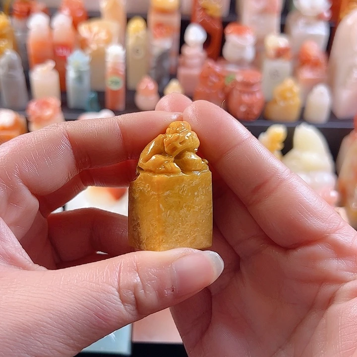 老挝石印石2.1厘米，貔貅