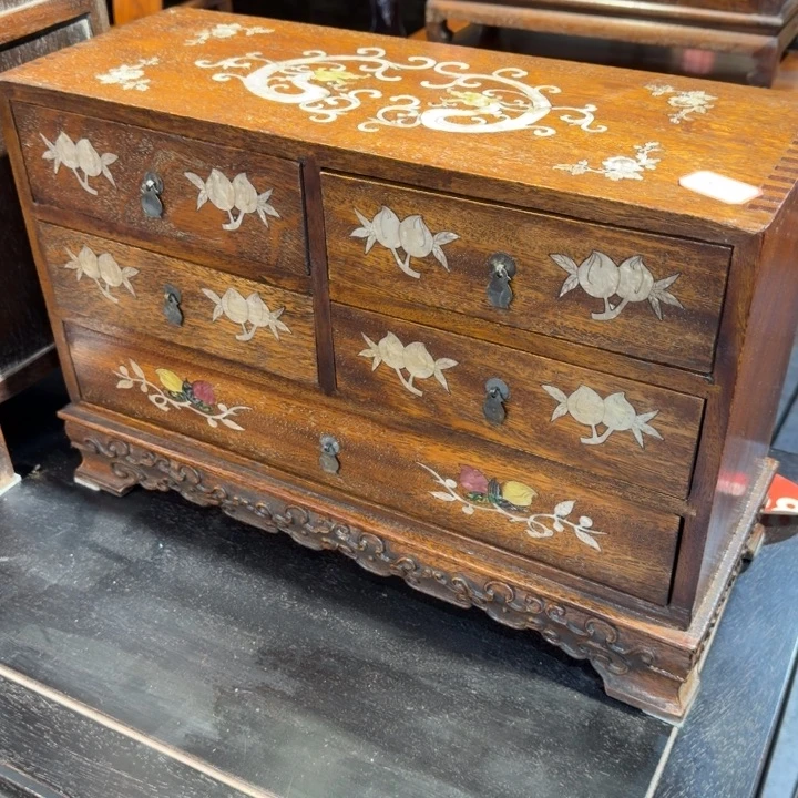 金***）木花梨木柜子一个