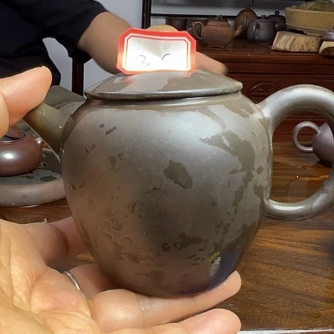 千***梦戬谷龙窑柴烧茶壶3