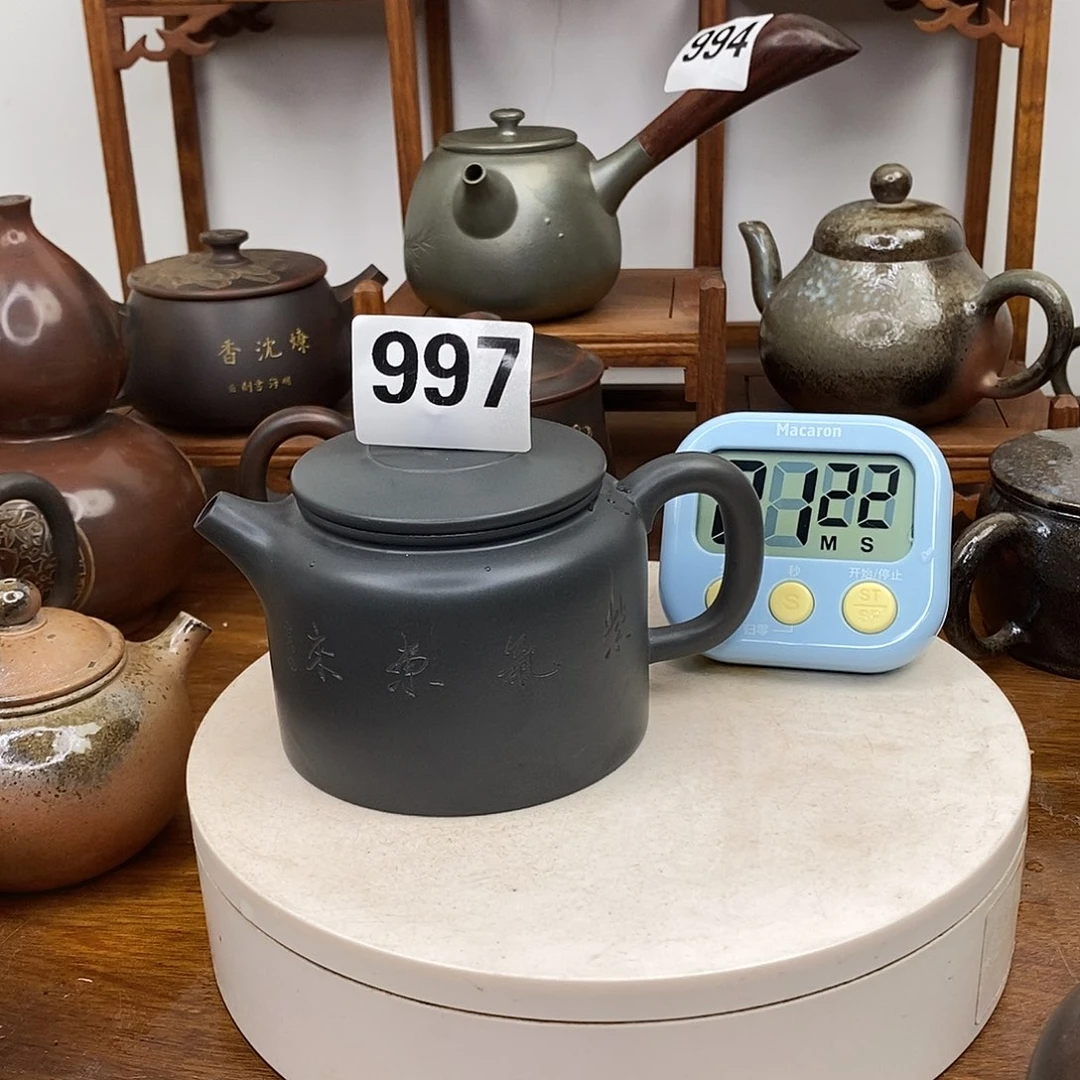 馬***雲钦州坭兴陶茶壶微瑕次